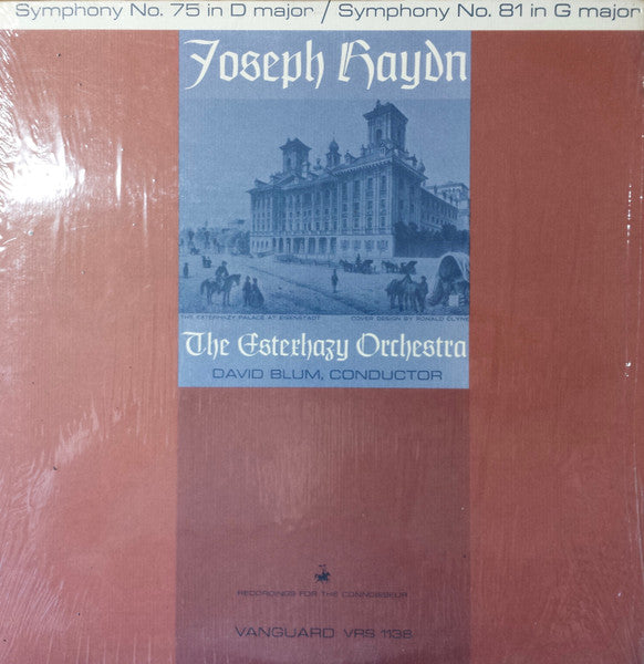Joseph Haydn, The Esterhazy Orchestra, David Blum (2) : Symphonies N°75 & N°81 (LP)