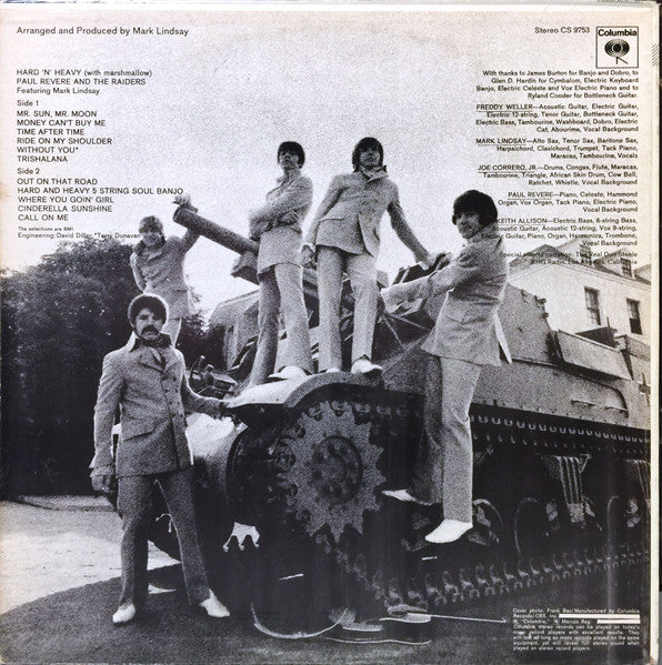 Paul Revere & The Raiders : Hard 'N' Heavy (With Marshmallow) (LP)