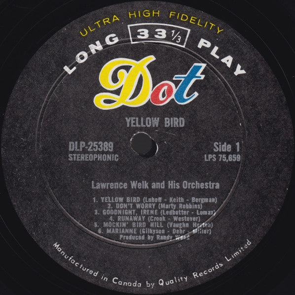 Lawrence Welk : Yellow Bird (LP, Album)