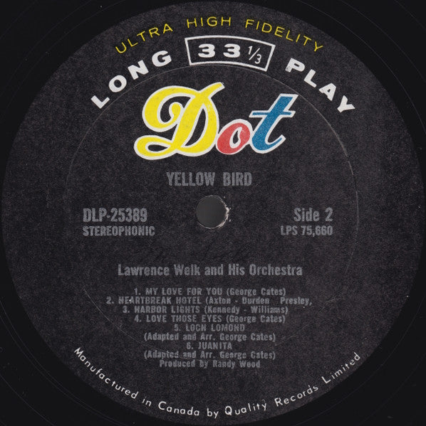 Lawrence Welk : Yellow Bird (LP, Album)