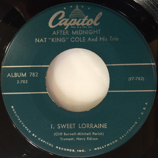 Nat 'King' Cole And His Trio* : After Midnight, Part 2 (7", EP)