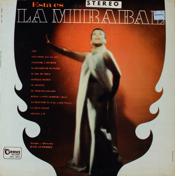 Gloria Mirabal : Esta Es La Mirabal (LP, Album)