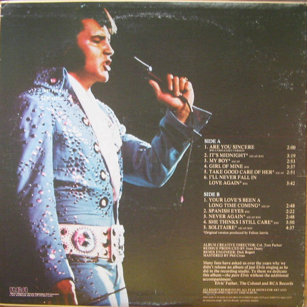 Elvis Presley : Our Memories Of Elvis (LP, Album)