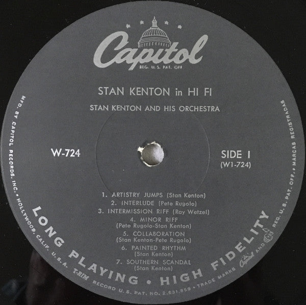 Stan Kenton : Kenton In Hi Fi (LP, Album, Mono, RP, Scr)