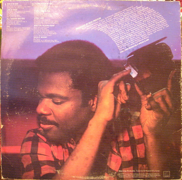 Billy Preston : Late At Night (LP, Album, SRP)