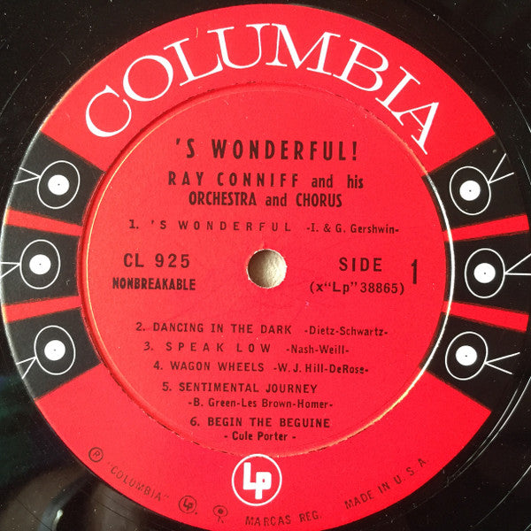 Ray Conniff : 'S Wonderful! (LP, Album, Mono)
