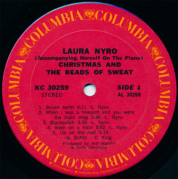 Laura Nyro : Christmas And The Beads Of Sweat (LP, Album, Ter)