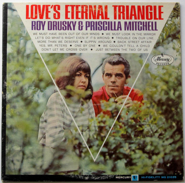 Roy Drusky & Priscilla Mitchell : Love's Eternal Triangle (LP, Mono)