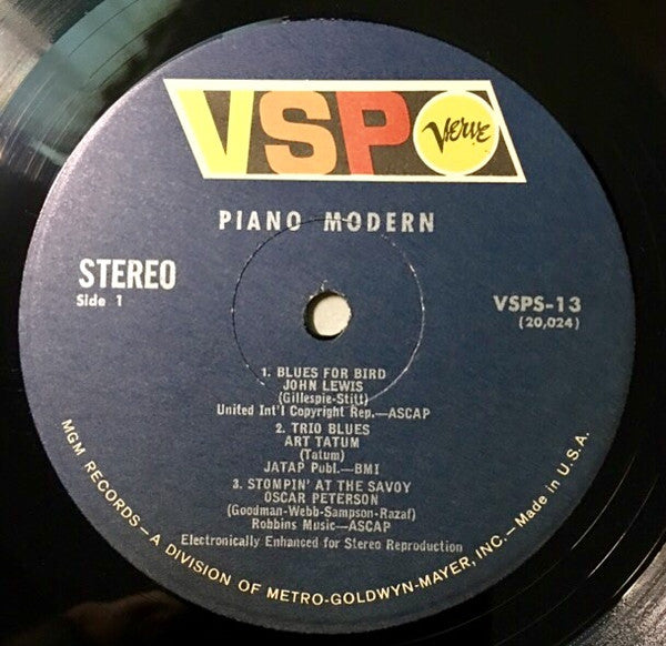 Various : Piano Modern (LP, Comp, Sim)