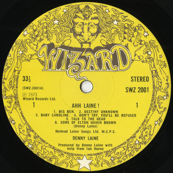 Denny Laine : Ahh... Laine! (LP, Album)