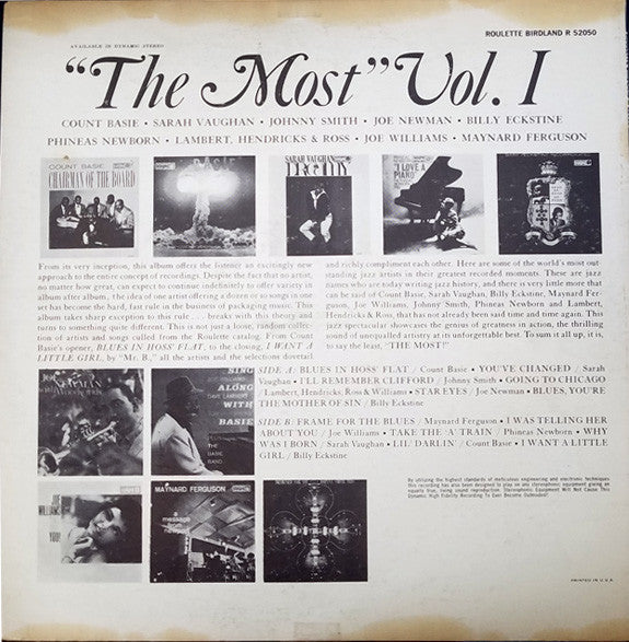 Various : The Most-Vol. I (LP, Comp, Mono)