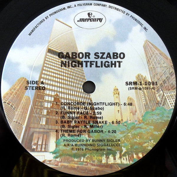 Gabor Szabo : Nightflight (LP, Album)