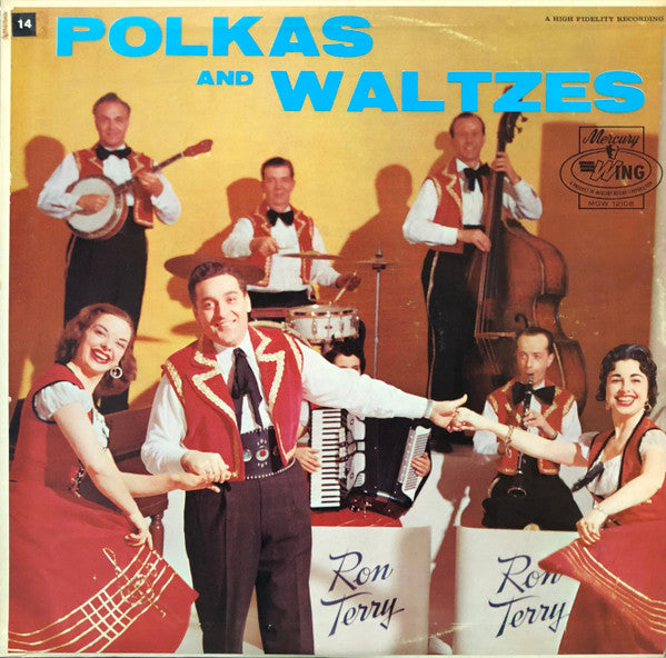 Ron Terry And His Orchestra : Polkas And Waltzes (LP, Album, RE)