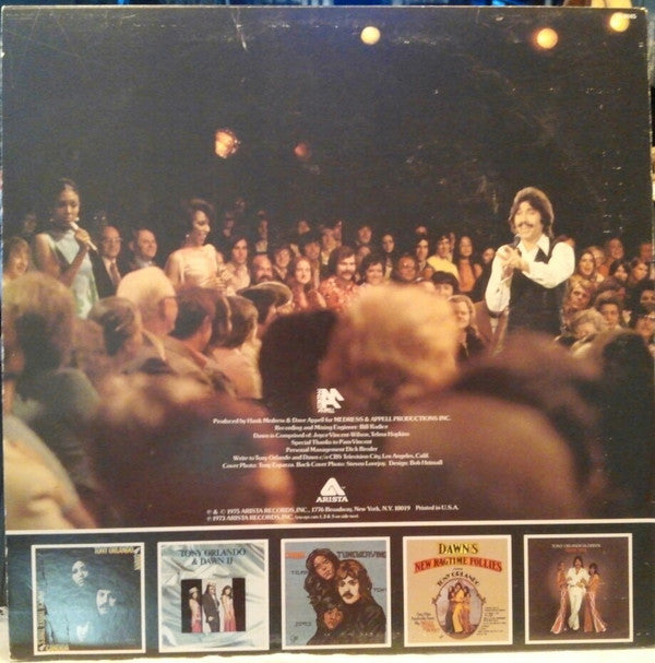 Tony Orlando & Dawn : Greatest Hits (LP, Comp, PRC)