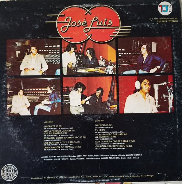 José Luis Rodríguez : Una Canción De España... (LP, Album)