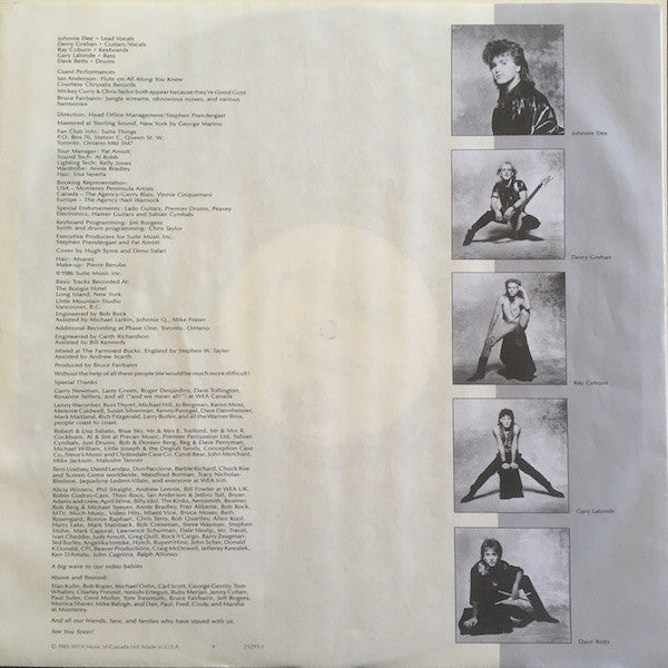 Honeymoon Suite : The Big Prize (LP, Album, All)