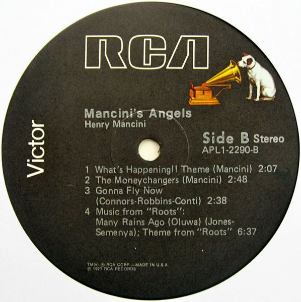 Henry Mancini : Mancini's Angels (LP, Album, Ind)