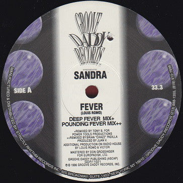 Sandra (32) : Fever (12")
