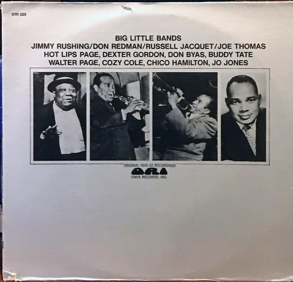 Jimmy Rushing, Don Redman, Russell Jacquet, Joe Thomas (3) : Big Little Bands (LP, Comp, Mono, Promo, RE)