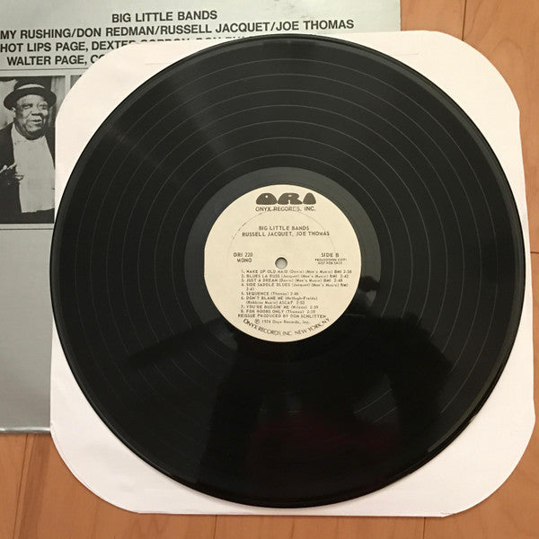Jimmy Rushing, Don Redman, Russell Jacquet, Joe Thomas (3) : Big Little Bands (LP, Comp, Mono, Promo, RE)