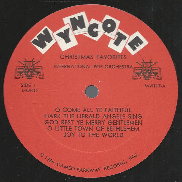 International Pop Orchestra / 110 Musicians* : Christmas Favorites (LP, Mono)