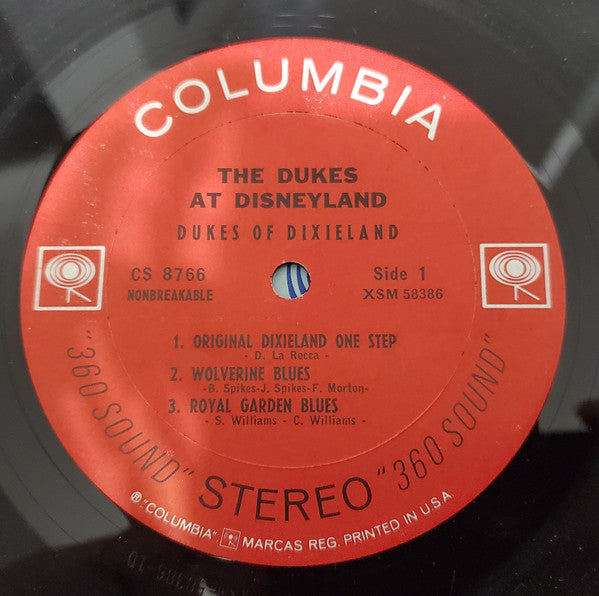 The Dukes Of Dixieland : The Dukes At Disneyland Volume 1 (LP, Album)