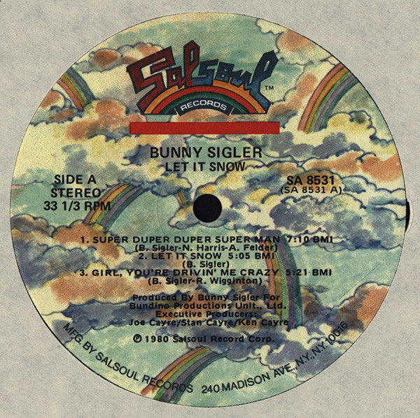 Bunny Sigler : Let It Snow (LP, Album)