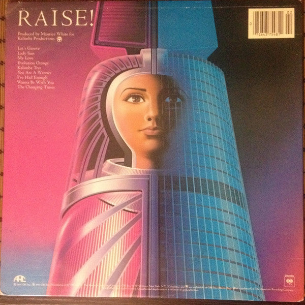 Earth, Wind & Fire : Raise! (LP, Album, RE, Gat)