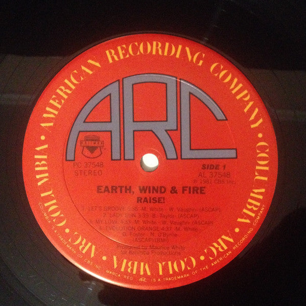Earth, Wind & Fire : Raise! (LP, Album, RE, Gat)