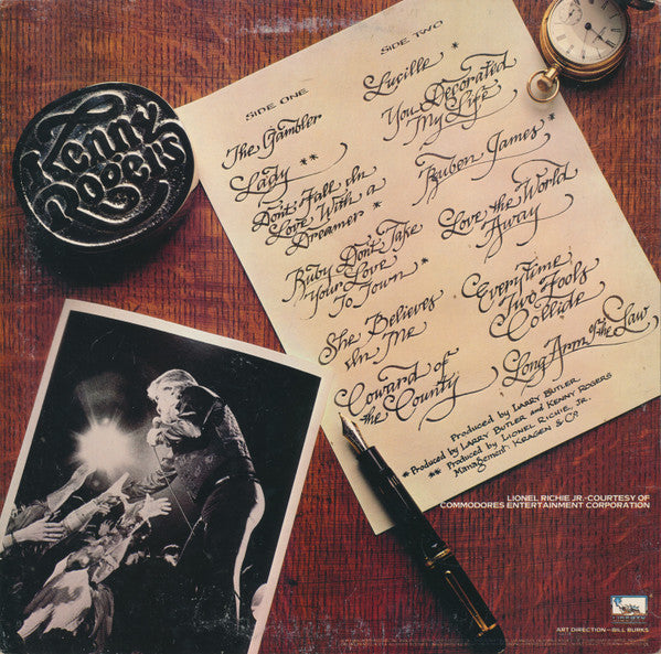 Kenny Rogers : Greatest Hits (LP, Comp, Win)