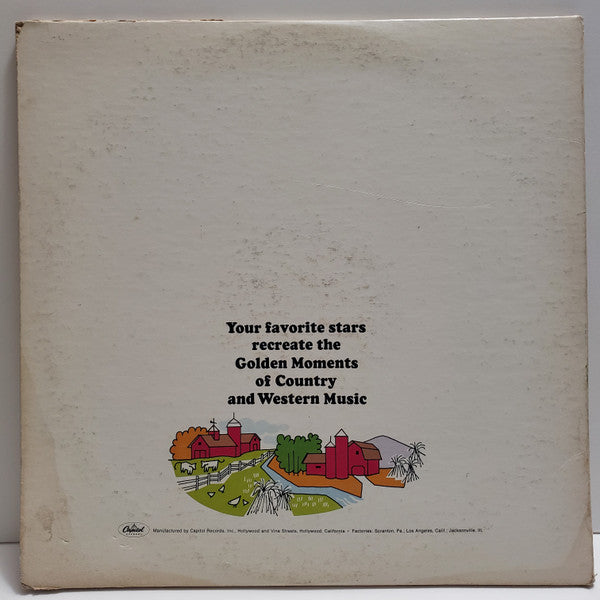 Various : Golden Moments Of Country And Western Music (2xLP, Comp, Club, Whi)