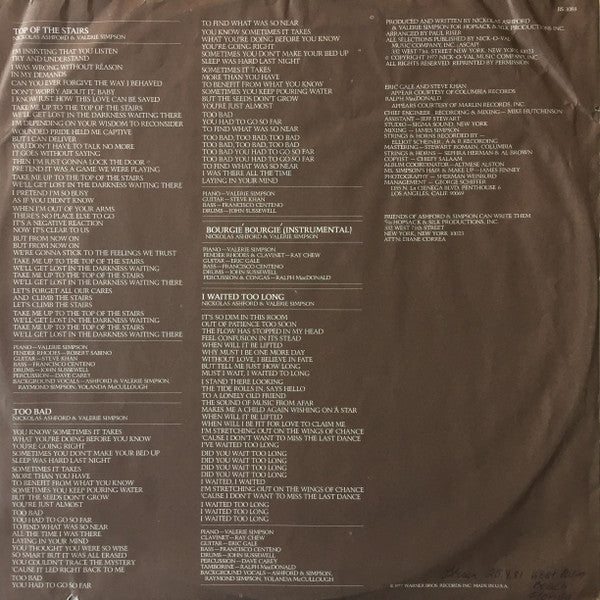 Ashford & Simpson : Send It (LP, Album, Gol)