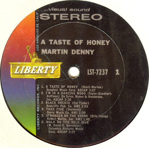 Martin Denny : A Taste Of Honey (LP, Album)
