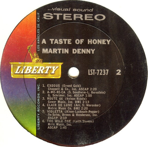 Martin Denny : A Taste Of Honey (LP, Album)