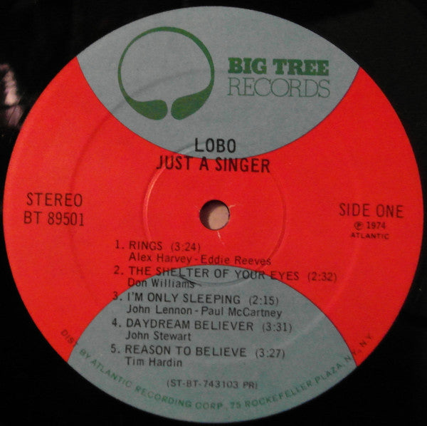 Lodo Singer Lobo - Just A Singer - Buy Used Vinyl Records! – Turntable Revival