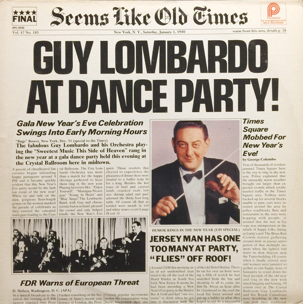 Guy Lombardo : Seems Like Old Times (LP, Comp)