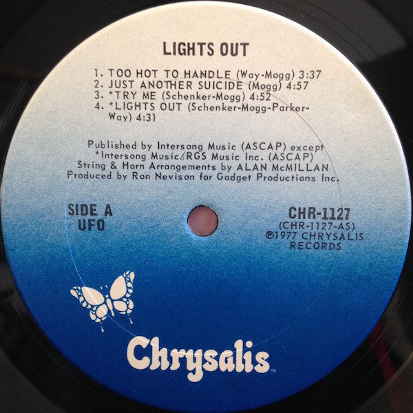 UFO (5) : Lights Out (LP, Album, San)