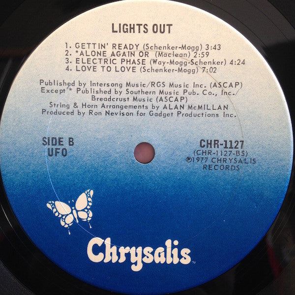 UFO (5) : Lights Out (LP, Album, San)