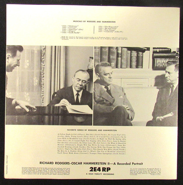Rodgers & Hammerstein, Arnold Michaelis : A Recorded Portrait (2xLP, Mono)