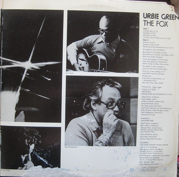Urbie Green : The Fox (LP, Album, San)