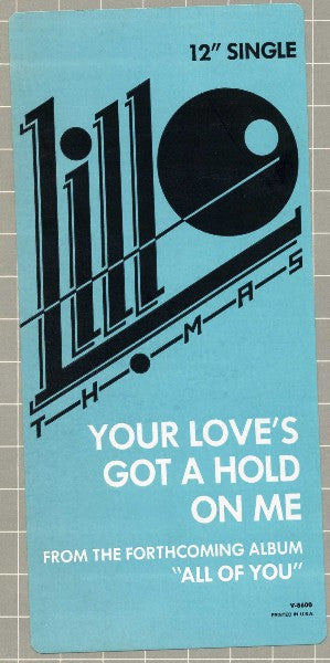 Lillo Thomas : Your Love's Got A Hold On Me (12")