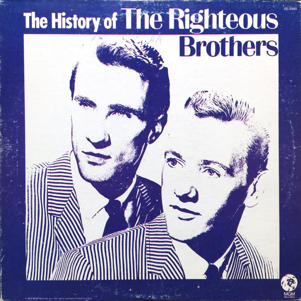 The Righteous Brothers : The History Of The Righteous Brothers (LP, Comp)