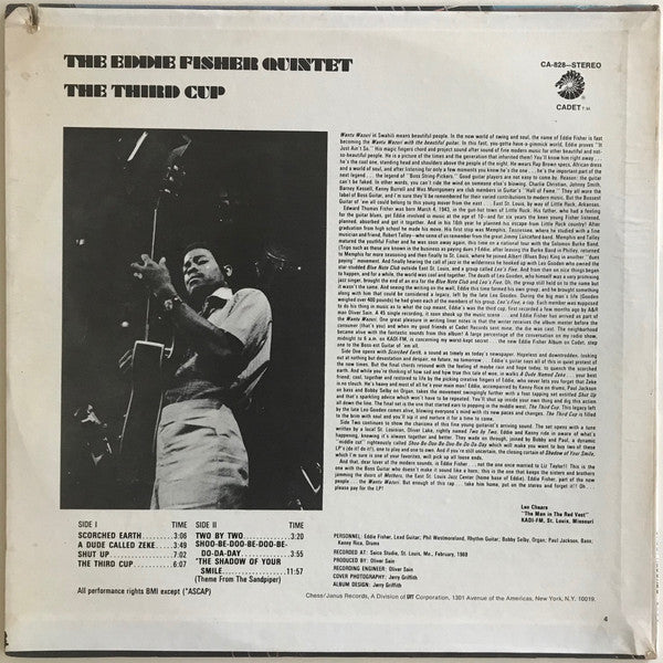 The Eddie Fisher Quintet* : The Third Cup (LP, Album, RE)
