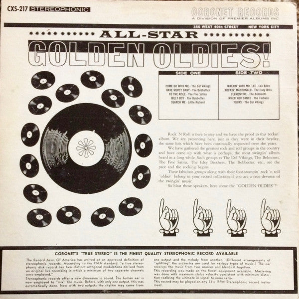 Various : All Star Golden Oldies (LP, Comp)