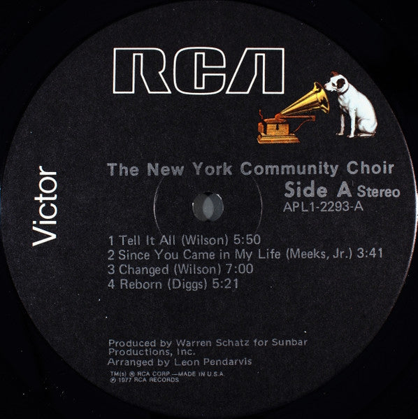 The New York Community Choir : The New York Community Choir (LP, Album)