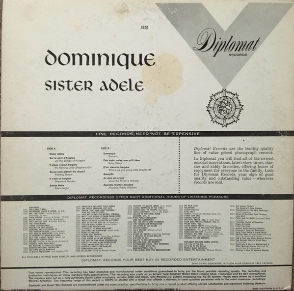 Madelaine (4) : Sister Adele Dominique And Ten Other Songs (LP)