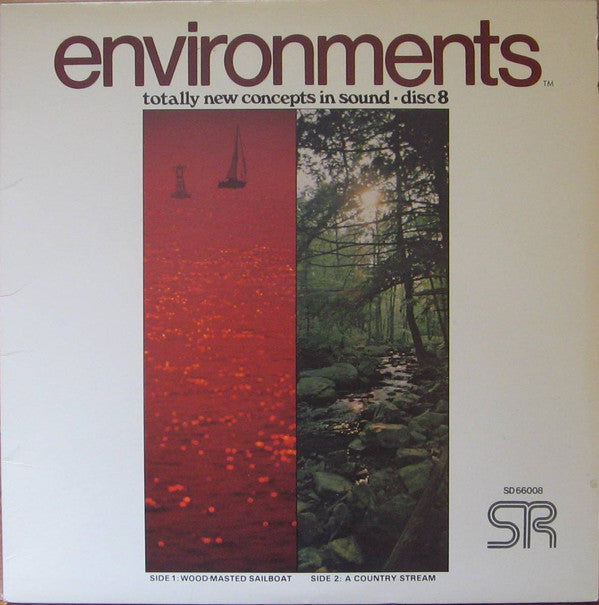 No Artist : Environments (Totally New Concepts In Sound - Disc 8) (LP, Quad)