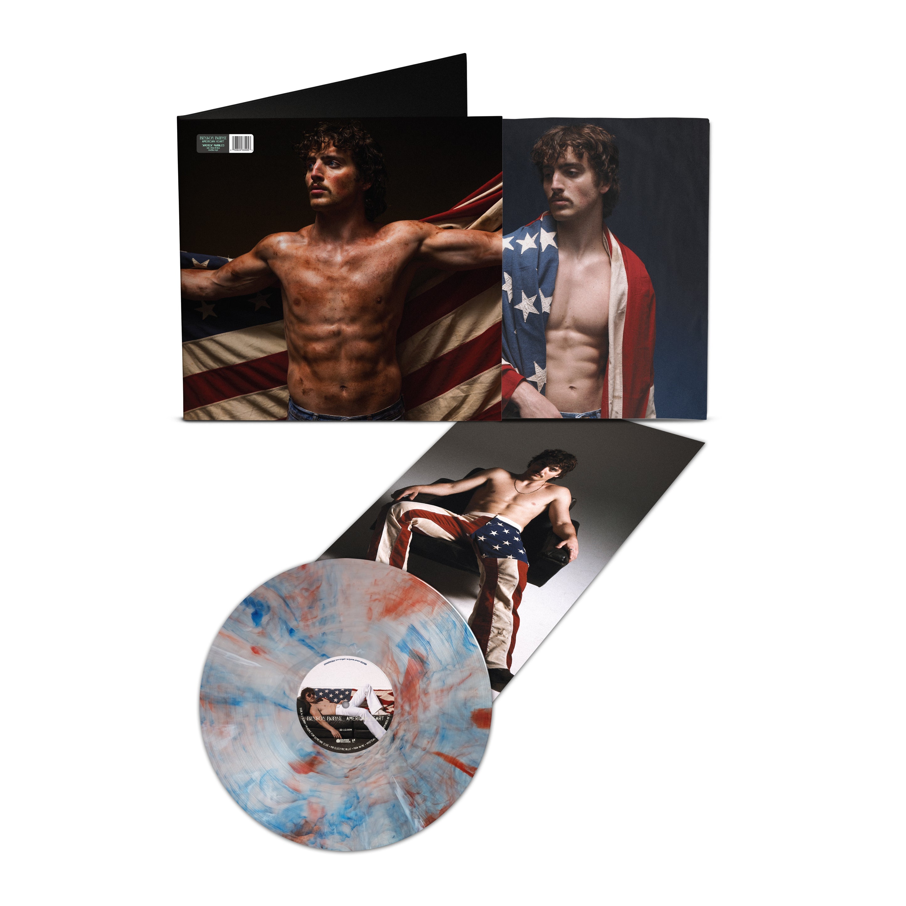 Benson Boone - American Heart (Red, White, And Blue Marble Vinyl)