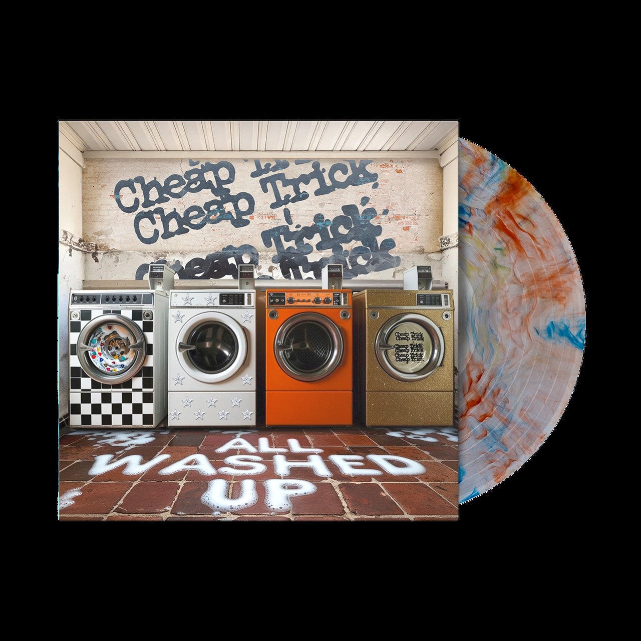 CHEAP TRICK - All Washed Up [Orange/Blue Marble LP]
