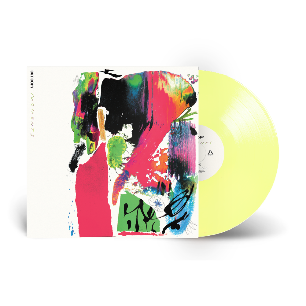 CUT COPY - Moments Delux 140G Yellow Vinyl)